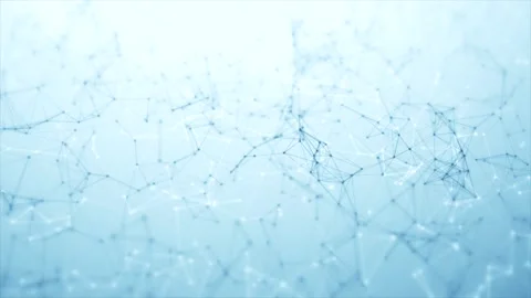 Blue plexus network Video stock 333877210