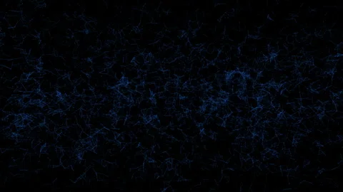 Blue Plexus Network Technology Science Video Background Stock Footage 338158913