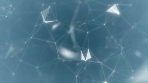 Blue Plexus Network.Abstract technology futuristic network. Stock Footage 110882667