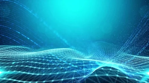 Blue plexus technology background. Digital data Stock Footage 84149388