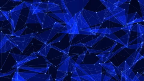 Blue plexus technology data network background Stock-Footage 305648970
