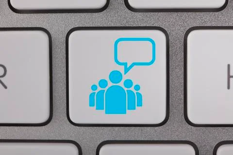 Blue Plural Communication Concept Stock Illustration