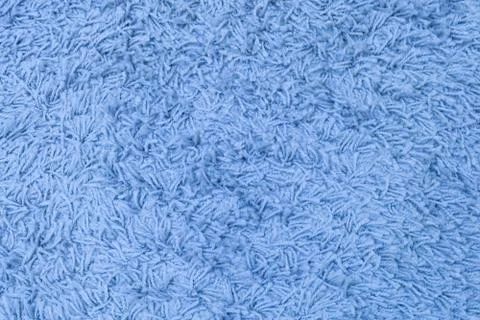 Blue Plush Blanket Pattern Background Stock Photos