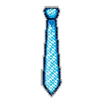 Blue polka dot necktie representing formal fashion and business style イラスト素材