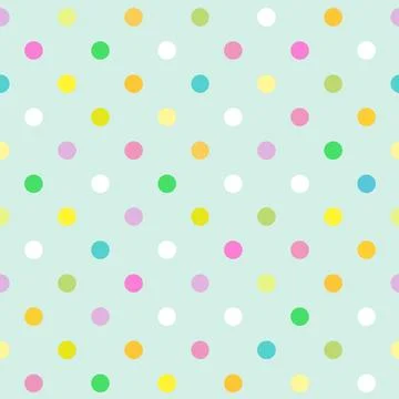 Blue Polka Dot pattern, seamless texture Stock Illustration