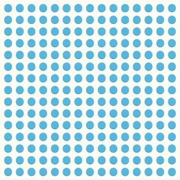 Blue polka dots background Illustrazione stock