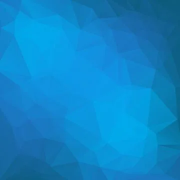 Blue poly abstract background. Stock Illustration