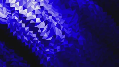 Blue Poly Seamless Looping Background Stock Footage 156204532