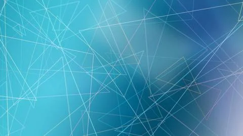 Blue polygon network lines overlap with a luminous glow and subtle motion-l.. 스톡 일러스트