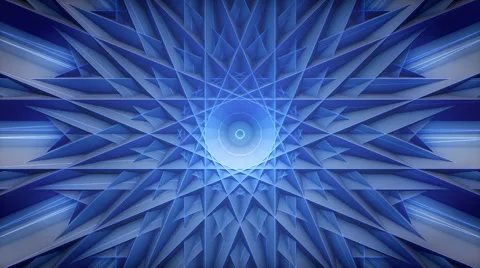 Blue Polygon pattern loop video, stage background loop movie Stock Footage 66007156