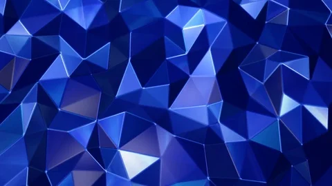 Blue polygon waves background Stock Footage 72120991