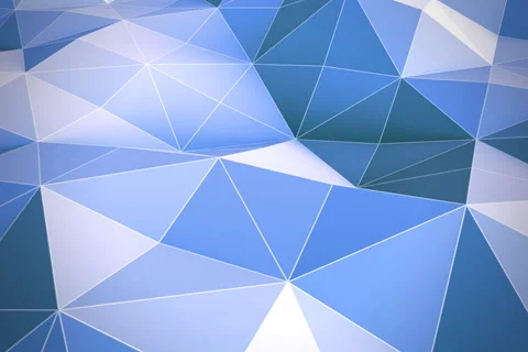 Blue Polygon Waves Stock Footage 888973