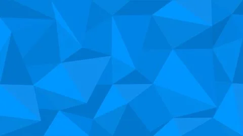 Blue polygonal abstract background. geometric banner Illustrazione stock