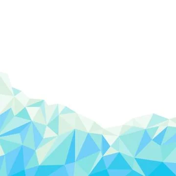 Blue polygonal abstract background Stock Illustration