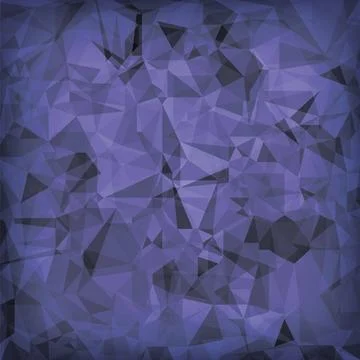 Blue Polygonal Background. Blue Polygonal Background. Blue Crystal Triangl... Foto stock