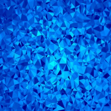 Blue Polygonal Background. Triangular Pattern. Low Poly Texture. Abstract Mosaic イラスト素材