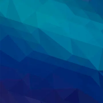 Blue Polygonal Background. Triangular Pattern. Low Poly Texture. Abstract Mosaic イラスト素材