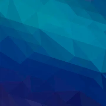 Blue Polygonal Background. Triangular Pattern. Low Poly Texture. Abstract Mosaic Stock Illustration