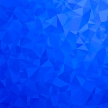 Blue Polygonal Background. Triangular Pattern. Low Poly Texture. Abstract Mosaic Stock Illustration