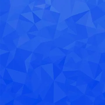 Blue Polygonal Background. Triangular Pattern. Low Poly Texture. Abstract Mosaic Stock Illustration