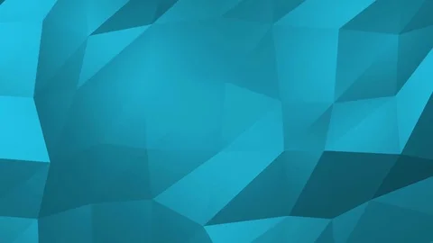 Blue polygonal geometric surface - seamless loop Stock Footage 76883552