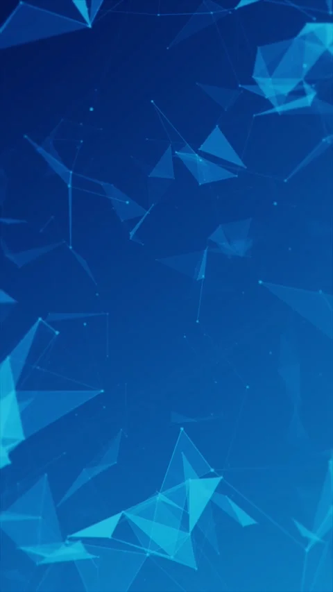 Blue polygonal network Stock Footage 336689533
