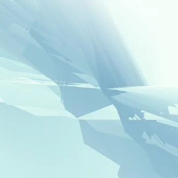 Blue polygonal pattern. 3 d graphic Stock Illustration