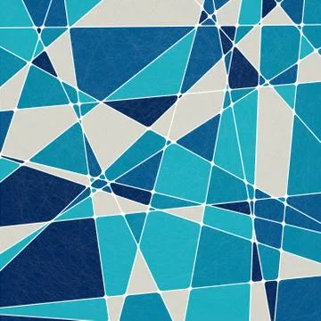 Blue polygons background - vector illustration Stock Illustration