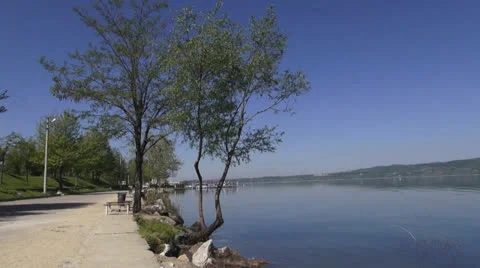 Blue pond Stock-Footage 22752623