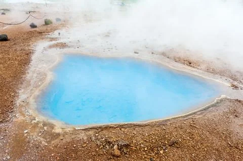 Blue pool Blesi Foto stock