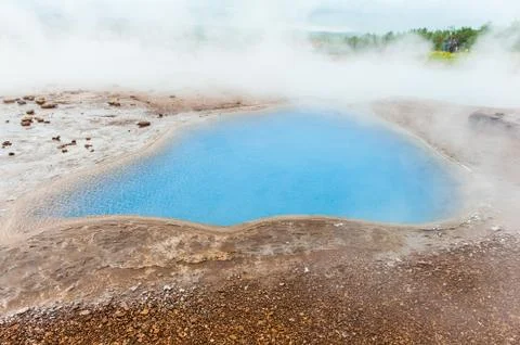 Blue pool Blesi 스톡 사진