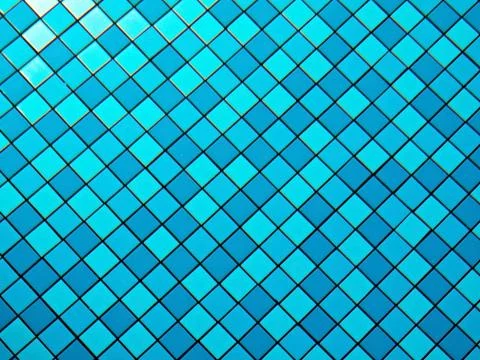 Blue pool mosaic background 库存照片