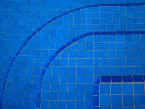 Blue pool Stock Photos