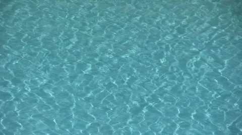 Blue pool ripples. Stock Footage