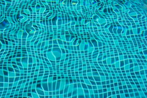 Blue pool water background Stock-Fotos