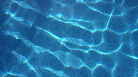 Blue pool water Stock Footage