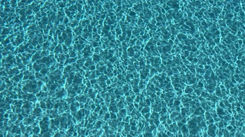 Blue pool water sparkling Stock Footage 205749754