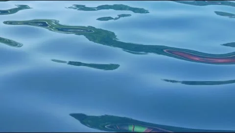 Blue pool water wave background.  moving water surface Stock Footage 310638713