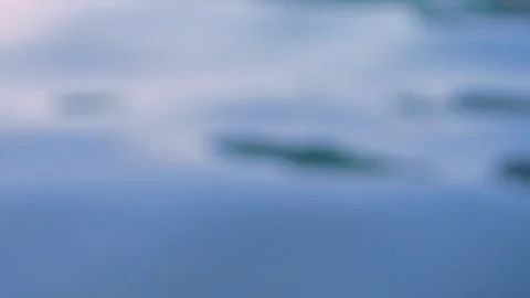 Blue pool water wave background.  moving water surface Stock Footage 310638738