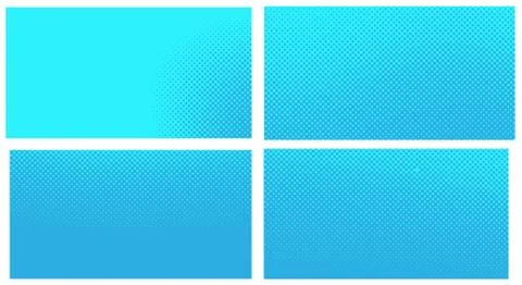Blue pop art background. Abstract creative vector comics style blank layout t Illustrazione stock