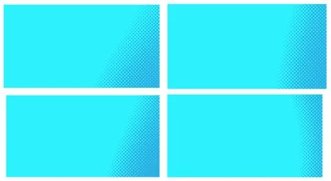 Blue pop art background. Abstract creative vector comics style blank layout t Stock Illustration