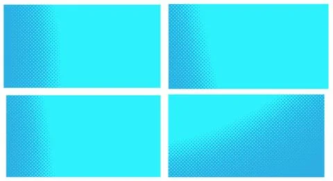 Blue pop art background. Abstract creative vector comics style blank layout t Stock Illustration