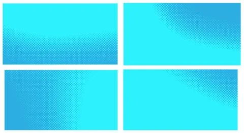 Blue pop art background. Abstract creative vector comics style blank layout t Stock Illustration