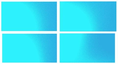 Blue pop art background. Abstract creative vector comics style blank layout t Stock Illustration
