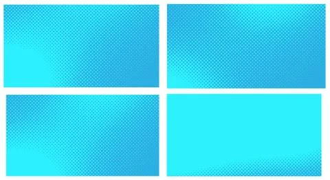 Blue pop art background. Abstract creative vector comics style blank layout t Stock Illustration