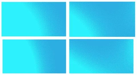 Blue pop art background. Abstract creative vector comics style blank layout t Stock Illustration