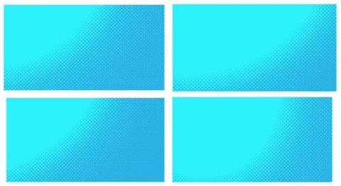 Blue pop art background. Abstract creative vector comics style blank layout t Illustrazione stock