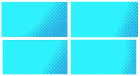Blue pop art background. Abstract creative vector comics style blank layout t Stock Illustration