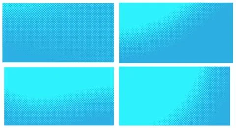 Blue pop art background. Abstract creative vector comics style blank layout t Stock Illustration
