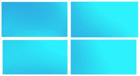 Blue pop art background. Abstract creative vector comics style blank layout t Stock Illustration
